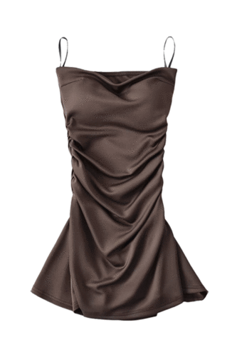 미드나잇 셔링 튜브탑 드레스 (2color) S,M